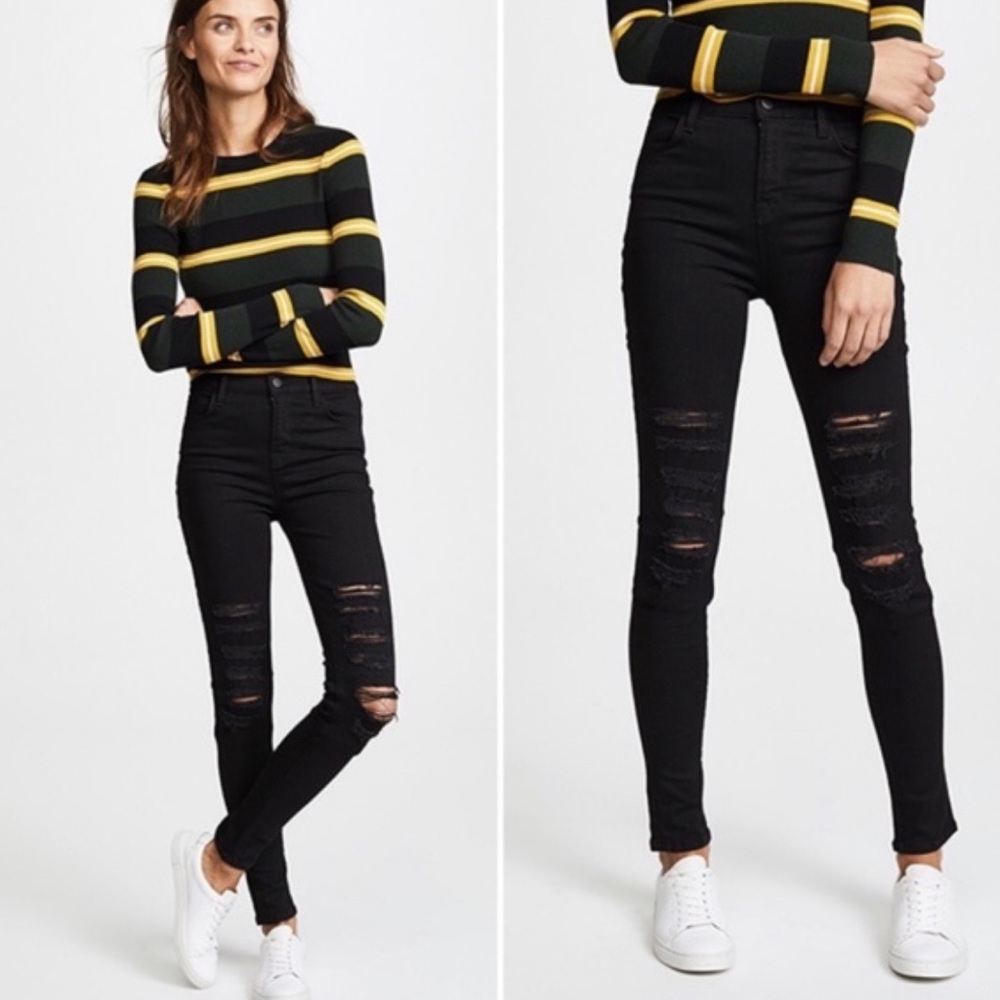 J Brand Maria Distressed Denim